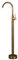 ZYCDP Robinet Salle Bain Baignoire Ilot,Mitigeur Baignoire ilot sur Pied Laiton,Robinet Baignoire ilot Monocommande,Mitigeur De Baignoire Monotrou Chaud Et Froid Monté Au Sol,Antique