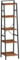 HOOBRO Ladder Shelf, Tall Narrow Bookcase, 5-Tier Book Shelf with Metal Frame, Tall Storage Shelf, Industrial Storage Unit for Home Office, Living Room, Bedroom, Rustic Brown and Black EBF35SJ01