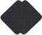 Leisurealeaneag Wiederverwendbare Rollstuhlauflagen, weicher Schutz für Rollersitze, ältere Menschen, Schwarz, 56 x 53 cm