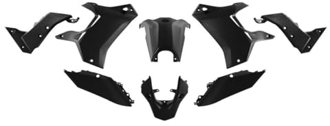 Kit Kunststoffverkleidungen kompatibel mit Yamaha Tenere 700 2019-2024 Rtech Set Racetech Schwarz
