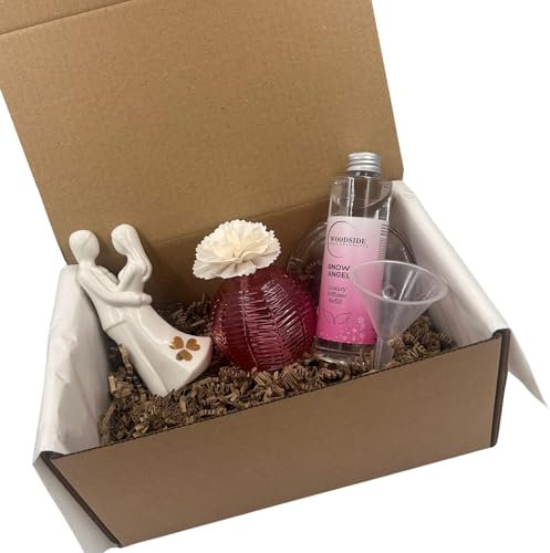 Loving Embrace Pink Reed Diffuser & Snow Angel Refill Gift Box