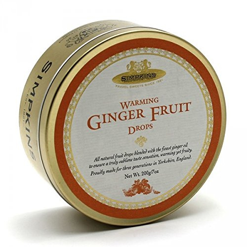 Simpkins Warming Ginger Fruit Drops 200g (4 Pack)