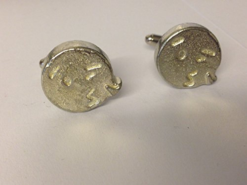 GIFTSFORALL Derbyshire UK TG398 Manschettenknöpfe, Motiv Blowing Kiss, aus feinem englischen Zinn, Geschenkidee für alle 2016