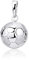 Materia Fussball Anhänger Silber 925 Herren Schmuck KA-461-Silber