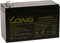KungLong Blei-Gel-Akku für USV APC Back-UPS BE700-GR 9Ah 12V (ersetzt auch 7,2Ah / 7Ah), 12V, Lead-Acid