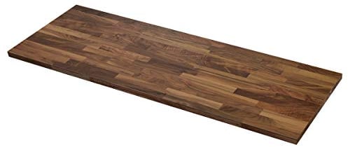 IKEA KARLBY Arbeitsplatte, 186 x 3,8 cm, Nussbaum/Furnier