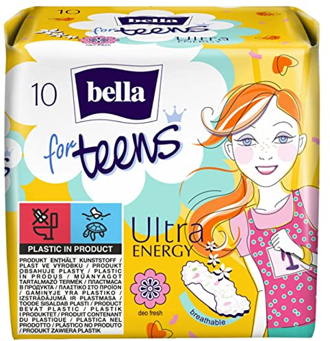 Bella for Teens, Ultra Energy Sanitary Towels