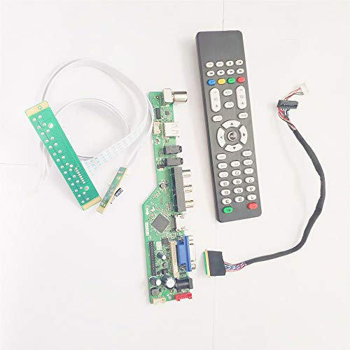 Für LP140WH4-TLC1/TLD1/TLN1/TLN2 1366 * 768 TV Screen Controller Drive Board Notebook PC VGA+HDMI+AV+USB+RF LVDS 40-Pin WLED Kit (LP140WH4 (TL)(C1))