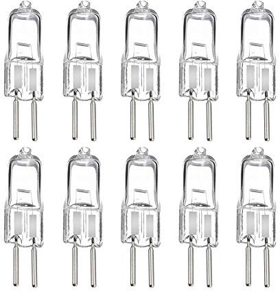 10 unids G5.3 24V 20W / 35W / 50W / 70W / 100W / 150W / 250W Bombillas de luz halógena Lámparas de cápsula de larga duración Lámparas de cápsula blanca blanca bombillas de interior bombillas de inte