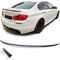 Sport Heckspoiler Lippe Schwarz Glanz mit ABE passend für BMW 5er F10 F18 10-16