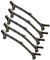 Schrankgriffe 5pcs Ast Möbelgriffe Küchenschrankgriffe Türgriffe Home Schrank Schubladengriffe Fassüberzug/Antikes Eisen(Trommelbeschichtung)