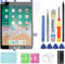 S-Union Bildschirm Ersatz Kit mit Home-Taste, Touchscreen Digitizer für iPad 7/8 2019 2020 8/9. Generation A2197 A2198 A2200 A2270 A2428 A2429 A2430 (Schwarz)
