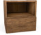 Square Massivholz Regalwürfel + Schublade unten + Einlegeboden | Eiche 37,6 x 37,6 x 40 cm | Grundmodul inkl. Zubehör für individuelles Flexibles Würfelregal | Regalsystem mit Erweiterungen