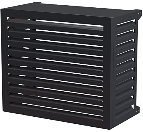 Box Air Klima Cover Clima Blade S Antracita – Cubierta para Aire Acondicionado Exterior de Aluminio Composite, Soportes INOX Regulables, Instalación en Pared, Protección Unidad Exterior
