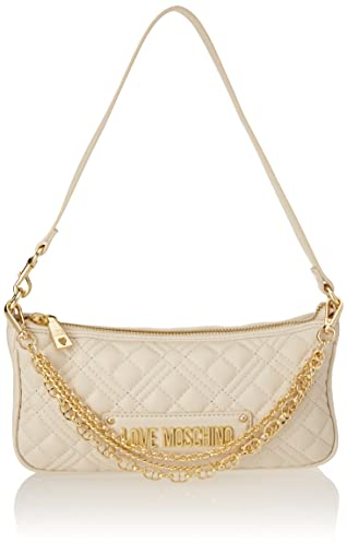 Love Moschino JC4258PP0GKA0, Borsa a Spalla, Donna, Ecru, Taglia unica