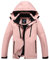 PHIBEE Damen Wasserdichte Outdoor Snowboard Atmungsaktive Skijacke Rosa 1L