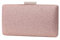 CORIOS Borsetta da Sera Donna Paillettes Clutch Bling con Catena - Pochette Piccola Elegante per Sposa, Cocktail, Festa, Ballo, Cerimonia - Rosa Oro