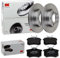 NK Bremsscheiben 245mm + Beläge hinten passend für A4 8E B6 B7 + SEAT EXEO