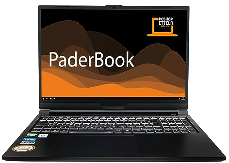 PaderBook CAD i96 | 16 WQXGA 165Hz | Core i9 13900HX | RAM: 64GB (DDR5) | SSD: 4TB | NVIDIA RTX 4060 | beleuchtete RGB Tastatur | Windows 11 Pro | Office 2021 Professional