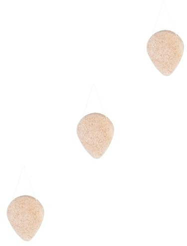 Beavorty 3stücke Konjak Gesichtsreinigungsschwamm Exfolierender Hautpflege-schwamm Für Sanfte Reinigung Und Make-up-entfernung Für Tägliche Hautpflege Verschiedenen Farben Erhältlich