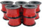 Maurerschnur Polyethylen Ø 2,0 mm Knotenfest Reißfest Belastbar Richtschnur auf Spule Bauschnur Lotschnur Pflasterschnur (Rot, 10x50m)