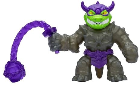 Heroes of Goo Jit Zu Stretch Strikers Deluxe Hero Pack Rock Jaw, Dehnbare Actionfigur mit über 20 tollen Kampfgeräuschen