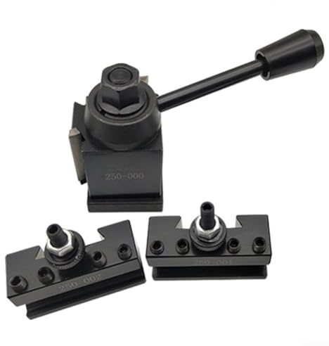 Schnellwechsel-Werkzeug-Pfostenhalter-Set, 3 Stück, 250-000, 250-001, 250-002, CNC-Werkzeugmaschinenzubehör für Drehmaschine, Tisch oder Turm