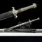 90cm Japanisches Samurai-Schwert mit Scheide,Federstahl Katana,Echtes Handarbeit Metallschwert,für Cosplay,Training Sammeln & als Geschenk