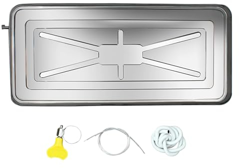 DJJYCTNM Air Conditioner Condensate Drain Pan, Universal HVAC/Air Conditioner Drain Kit Stainless Steel Metal Drain Pan, For Window AC and Mini Split Units ( Color : 100*47.5cm/40*19in , Size : 200cm