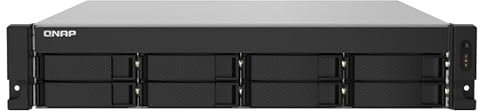 Qnap TS-832PXU-RP-4G 8-Bay NAS (AnnapurnaLabs Alpine AL-324 a 64 bit ARM® Cortex-A57 4 core 1,7 GHz 4 GB DDR4 RAM 2 porte RJ-45 2,5 GbE) pacchetto 96 TB con 8 X 12 TB Seagate IronWolf NAS S