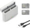 LHPHEIX OSMO ACTION 4 3 Battery Charger,Dual-Channel Portable Charging Case,Batteries Charging Hub for DJI OSMO Action 4,3 Accessories
