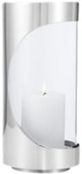 Georg Jensen Chrome Contours Hurricane Ss & Glass 22Cm