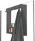 EMILORA Duschablage ohne Bohren 50x40x12 cm schwarz zum Einhängen an Glaswand o. Glastür – Edelstahl Ablage mit 4 Handtuchhaken, perfektes Duschregal, Duschkorb & Handtuchhalter für Bad und Dusche