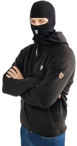 PGWEAR Kapuzenpullover Canyon (DE/NL/SE/PL, Alphanumerisch, M, Regular, Regular, Schwarz)