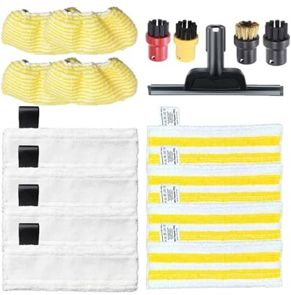 YIKRAOS Nuevo paño de Microfibra for mopa a Vapor, Compatible con Karcher EasyFix SC2 SC3 SC4 SC5, aspiradora de Mano, raspador de Vidrio, Accesorios for cepillos(Gold)
