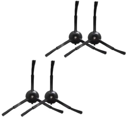 Roboparts® Lote 4 cepillos Laterales de Repuesto para Robot Aspirador Cecotec Conga 7090 AI