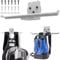 KOMOHOM Backpack Blower Wall Mount Rack – Multi-Purpose Hanger for Police Tactical Gear, Body Armor Plates, Wetsuits & Outdoor Tools | Metal Backpack Holder, Plate Carrier Vest Rack,White