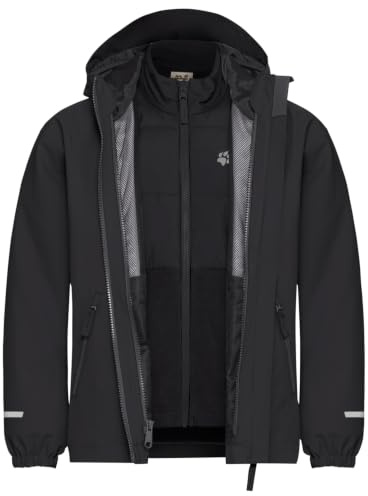 Jack Wolfskin Jungen Hybrid 3in1 Jacket K Jacket