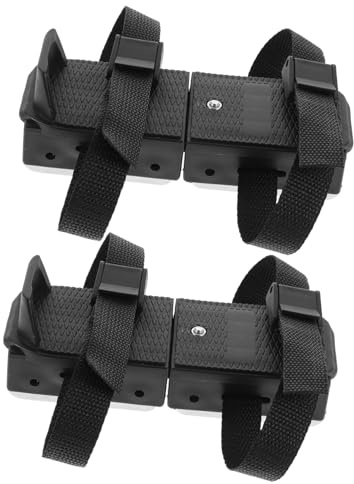 Stabile Eislaufschuhe mit Riemen für Junge Mädchen, Schwarz, 1 Paar