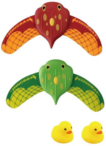 GAJUS 2 aquiloni acquatici, giocattoli da piscina per bambini, giocattoli da piscina a forma di pesce demone, giocattoli acquatici per bambini, giocattoli da immersione acquatici divertenti