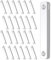 24 hebillas magnéticas de fijación para mosquiteros de ventana – Clips adhesivos sin taladrar para pantallas y cortinas de malla (blanco) 12 hebillas magnéticas de fijación para mosquitera