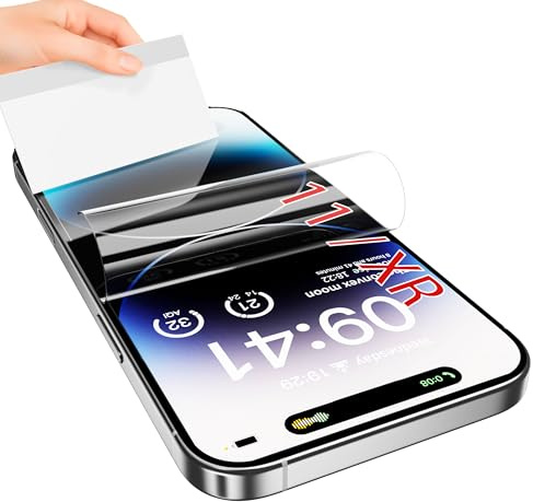 JUVENPROTO 3 Pack for iPhone 11 / XR TPU Films Screen Protectors, Fingerprint Unlock, HD Clear, Anti Scratch, Bubble Free, Ultra Thin, Easy Installation for 11 / XR