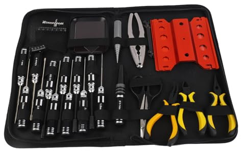 RC Tools Kit Qualität 44 in 1 Elektronik -Reparaturwerkzeugset tragbare Autoreparaturwerkzeuge für RC Cars Trucks Hobby -Enthusiasten