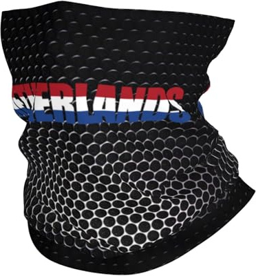 Röhrenschal Flagge Der Niederlande (Niederländisch) Loop Schal Sturmhaube Multifunktionstuch Winddichter Halswärmer Für Klettern Wandern Camping 25X50 cm