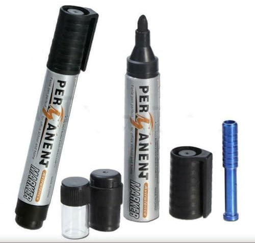 Hiding Pen with Hidden Compartment Safe Glass Bottle Vial, Metal, Silver, 5x2x6.5cm, Mini Size, 4 Piece Set