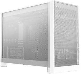 MONTECH Ten 22.7L Compact Micro-ATX PC Case, High Airflow Grid | 425mm GPU support, 360mm radiator support, USB-C, 3 build modes, ATX/SFX PSU support