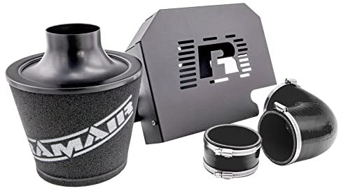 Ramair Filters SR-225-BK-ECU Induction Kit with ECU Publisher Holder and Silicone Hoses, Black