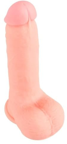You2Toys Medical Silicone Dildo - realistischer Dildo für Männer, Frauen und Paare, Stimulator mit Saugfuß, ausgeprägter Eichel und Hoden