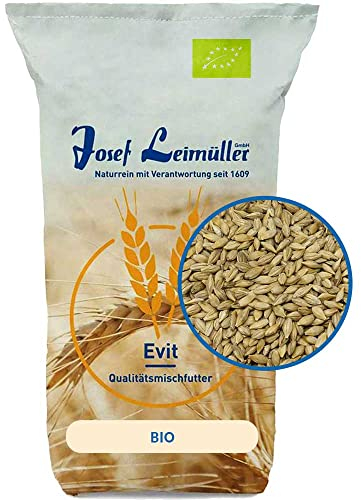 Leimüller Bio Gerste in Premiumqualität 25 kg | Gereinigte Futtergerste aus Österreich | Pferdefutter für Sportpferde, Turnier, Rinder, Schweine | Bio-Zertifiziert & absolut gentechnikfrei
