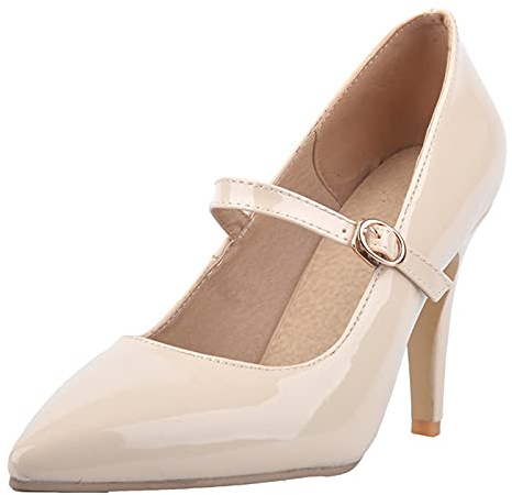 CHICMARK Elegante Damen Pumps mit Spitzer Zehenpartie und Hohem Absatz